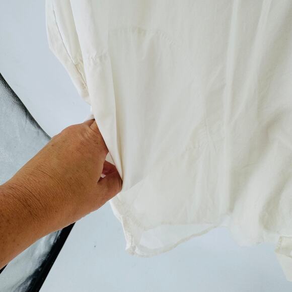Acne Studios Lash Poplin Oversized Button Down Shirt White Size 38 - Picture 5 of 9